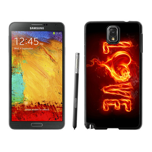 Valentine Fire Love Samsung Galaxy Note 3 Cases ECV